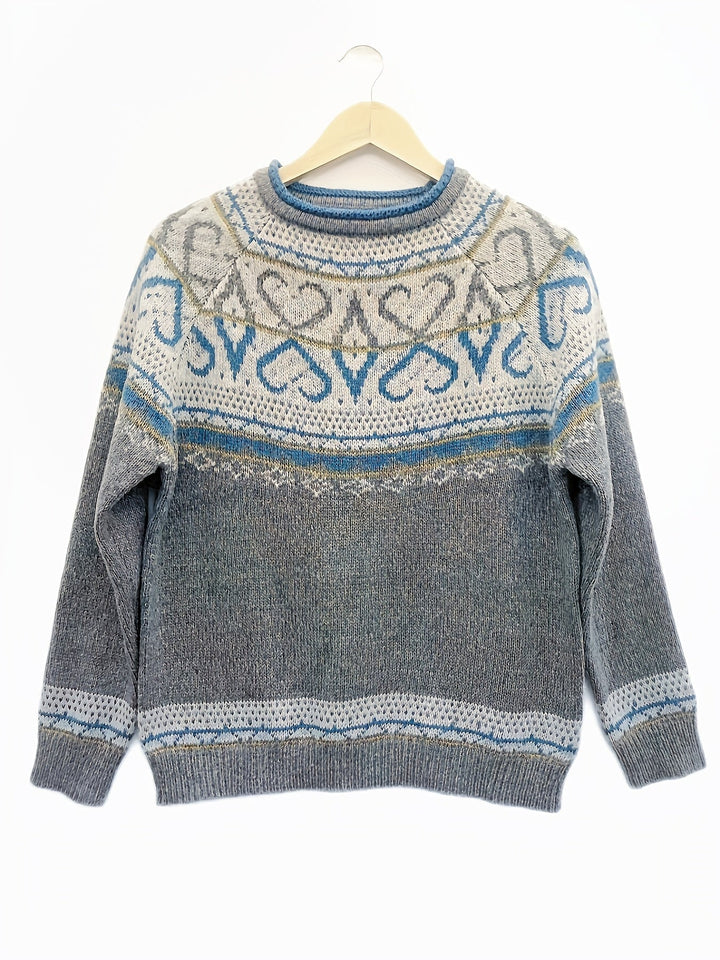 Evelina - Elegant and Warm Nordic Sweater for Winter